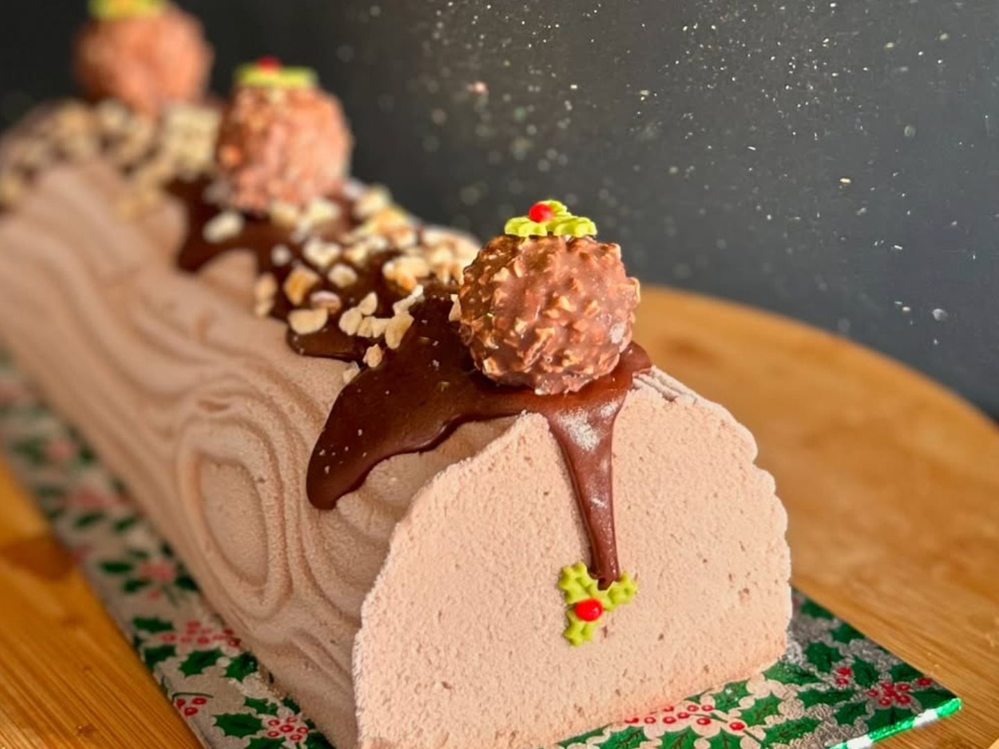 Local Scoop Yule Log 1