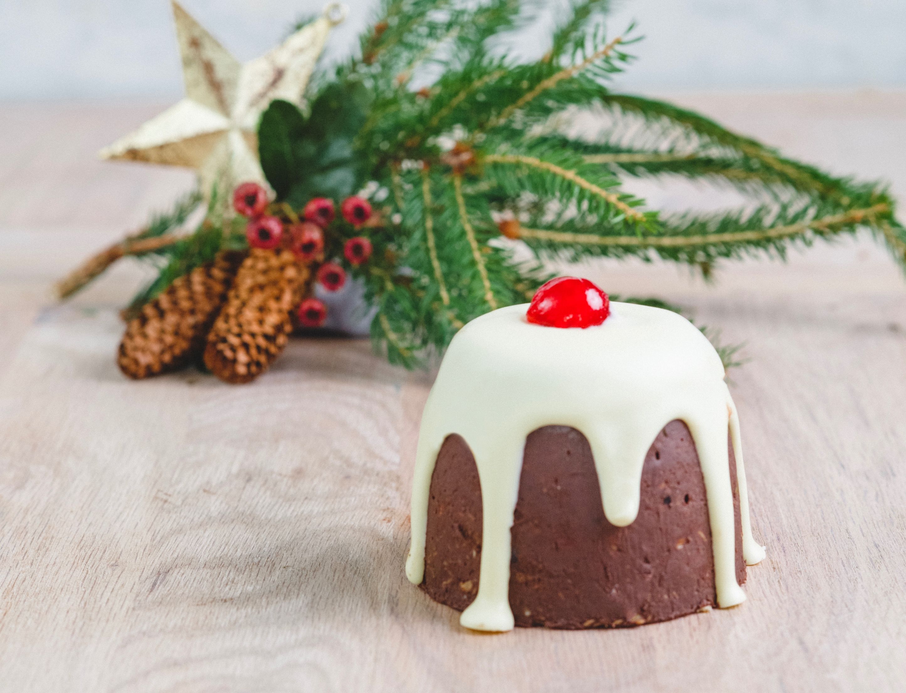 Flapjackery Christmas Pudding