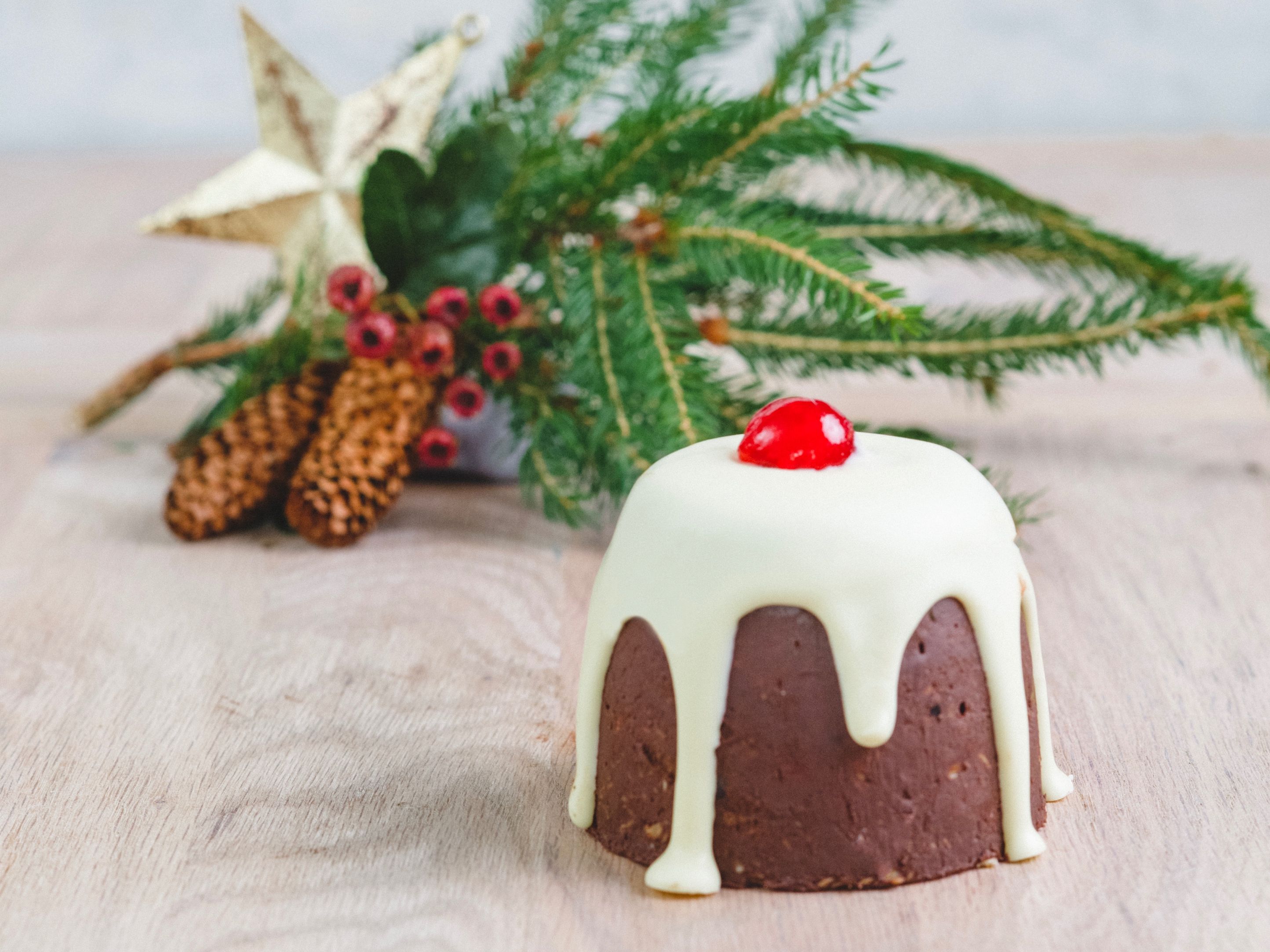 Flapjackery Christmas Pudding