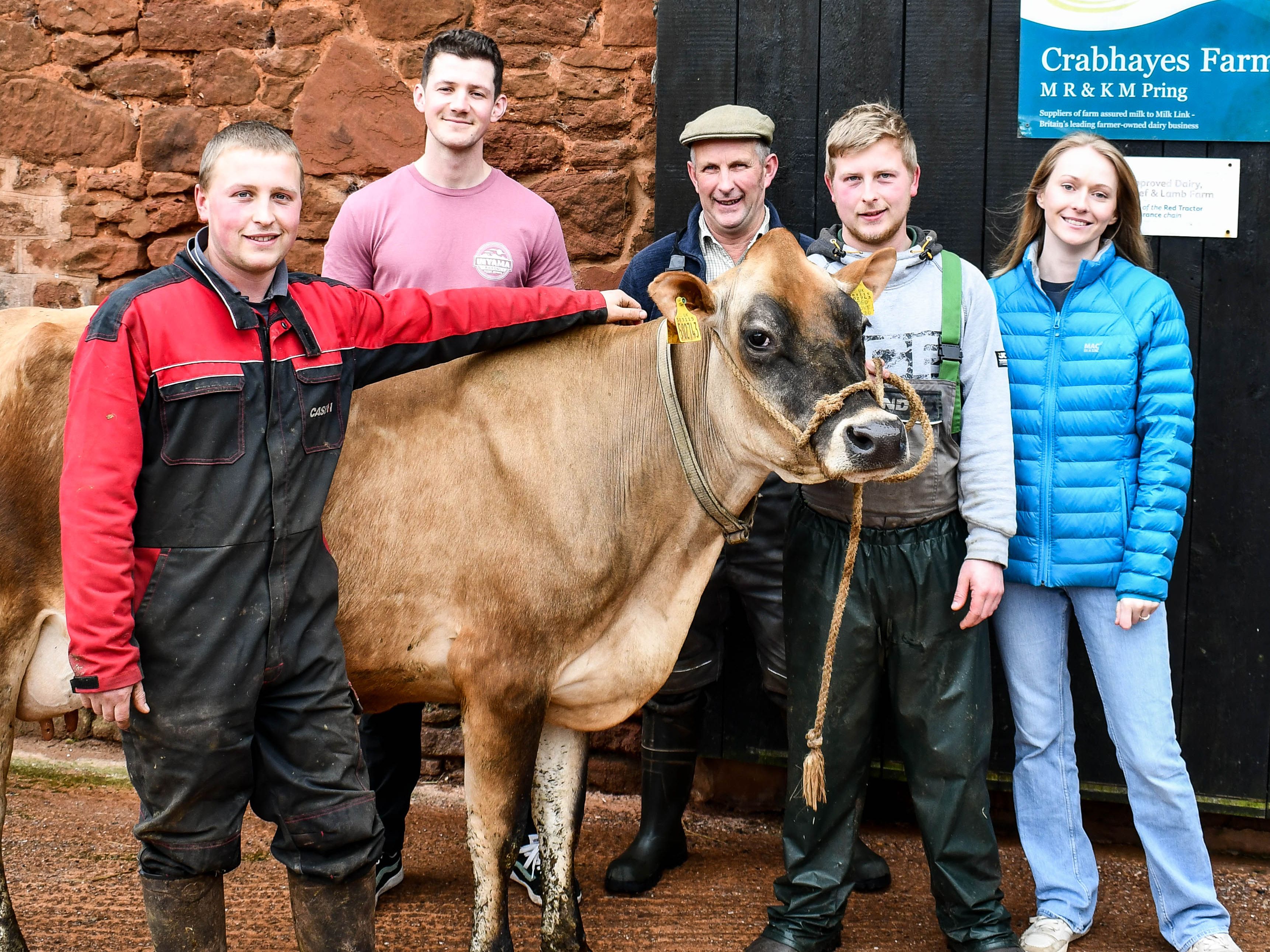 Inyama Biltong with cow and farmer