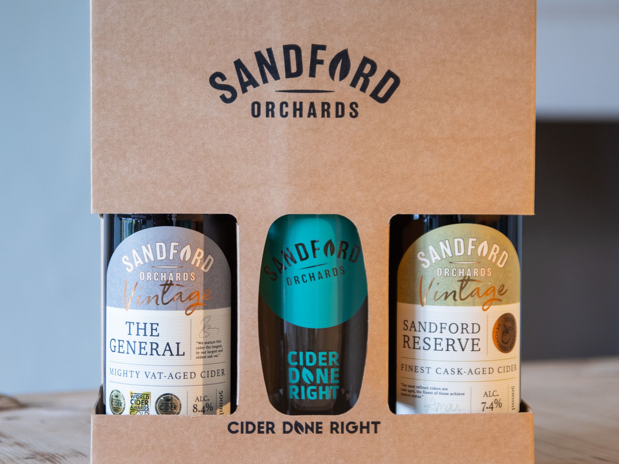Sandford Orchards' Vintage range gift pack