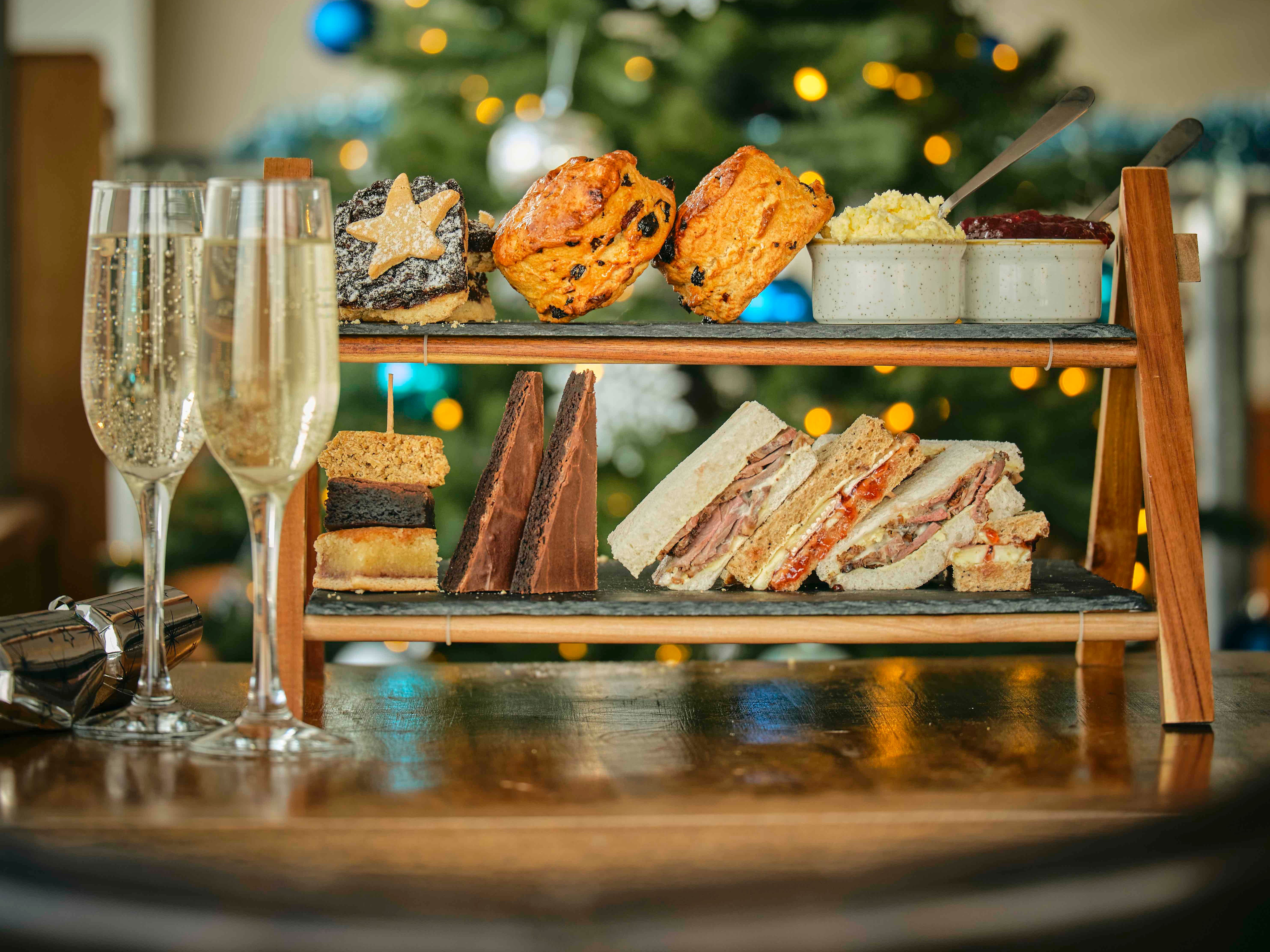 Bucket and Spade Xmas afternoon tea