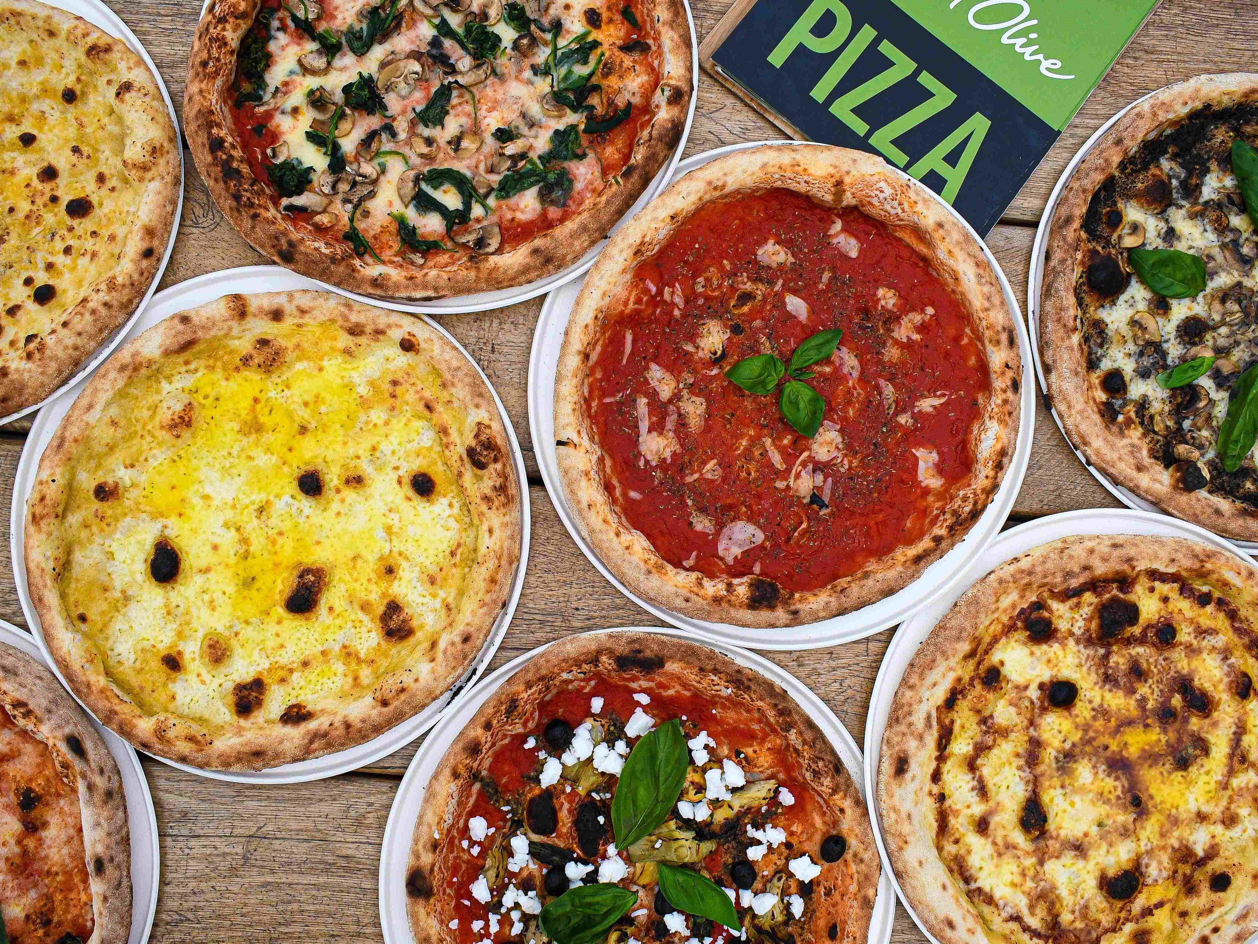 Pig and Olive Vegan Pizzas