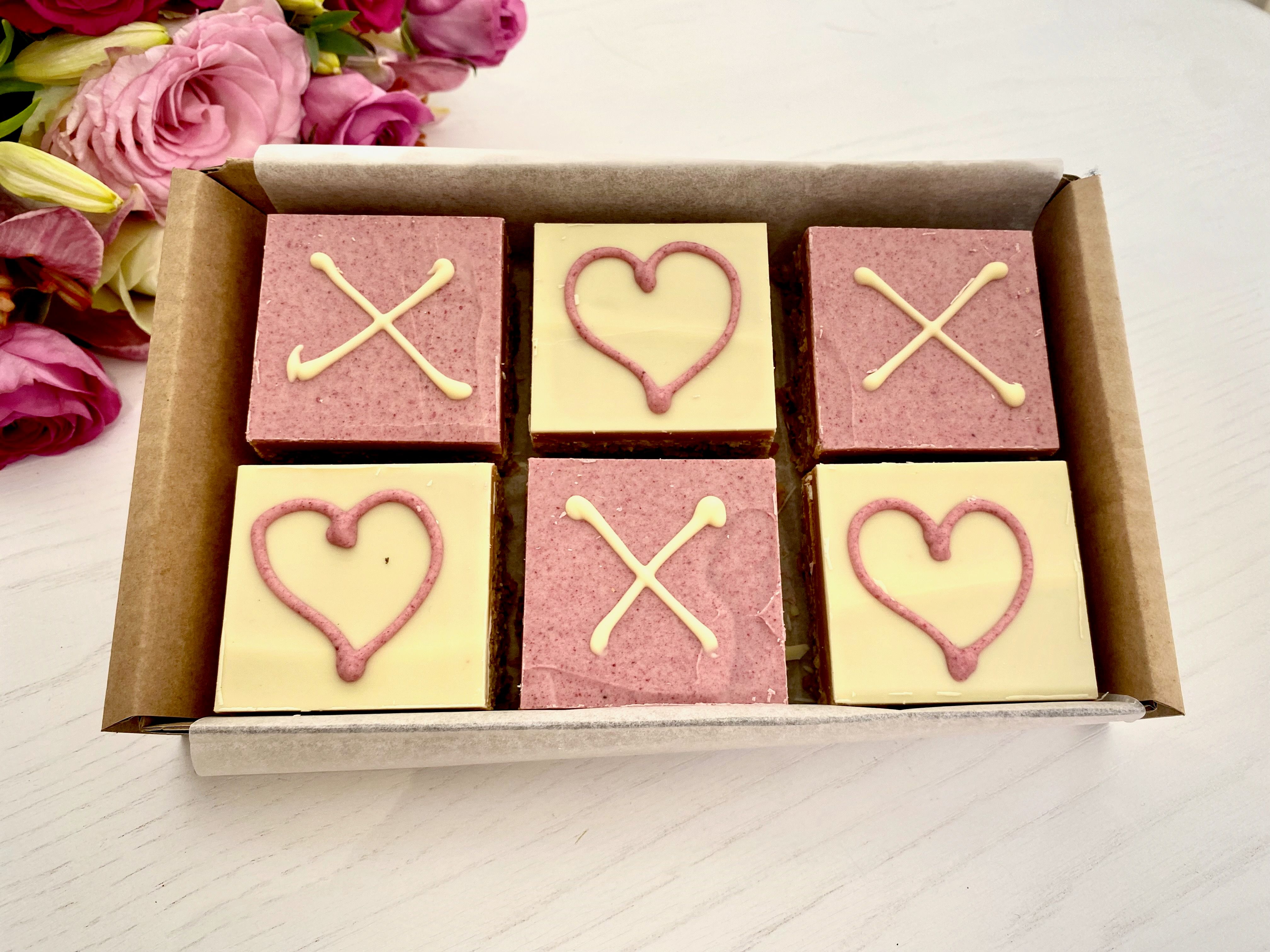Flapjackery Sweet heart Box of 6