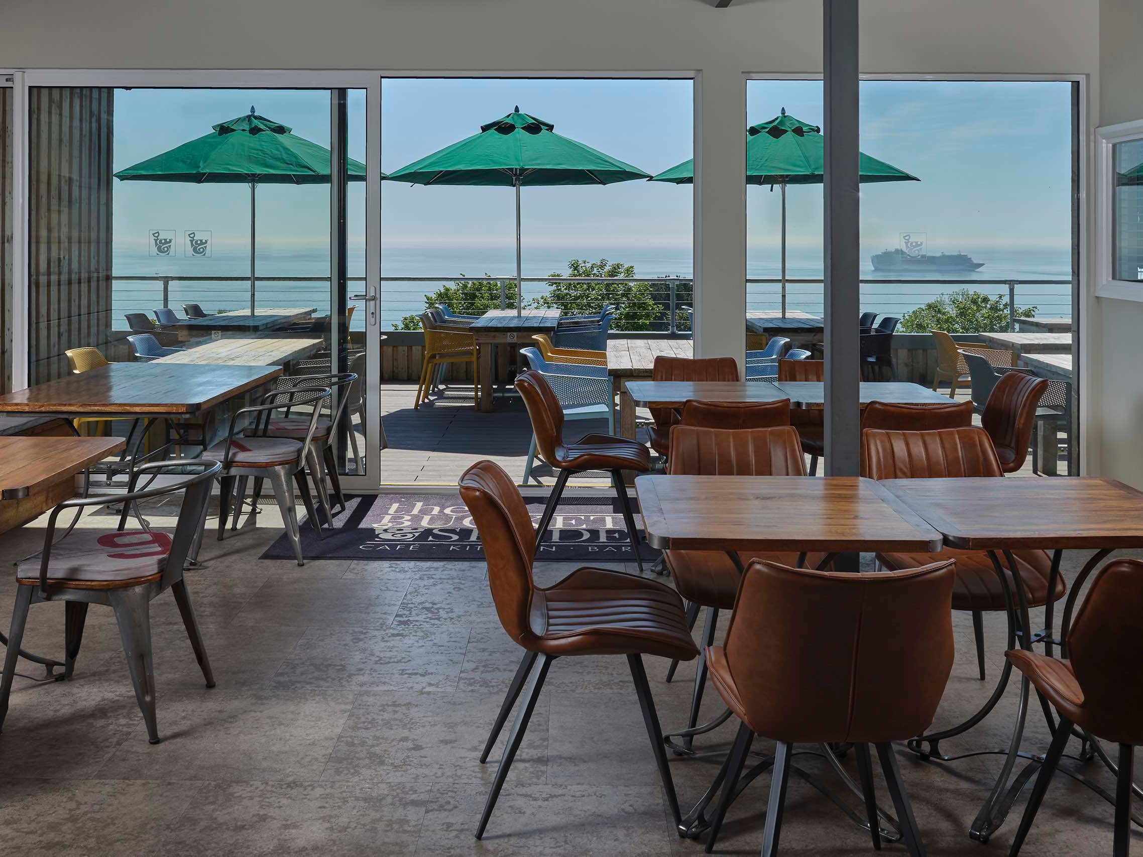 Buucket and spade cafe view