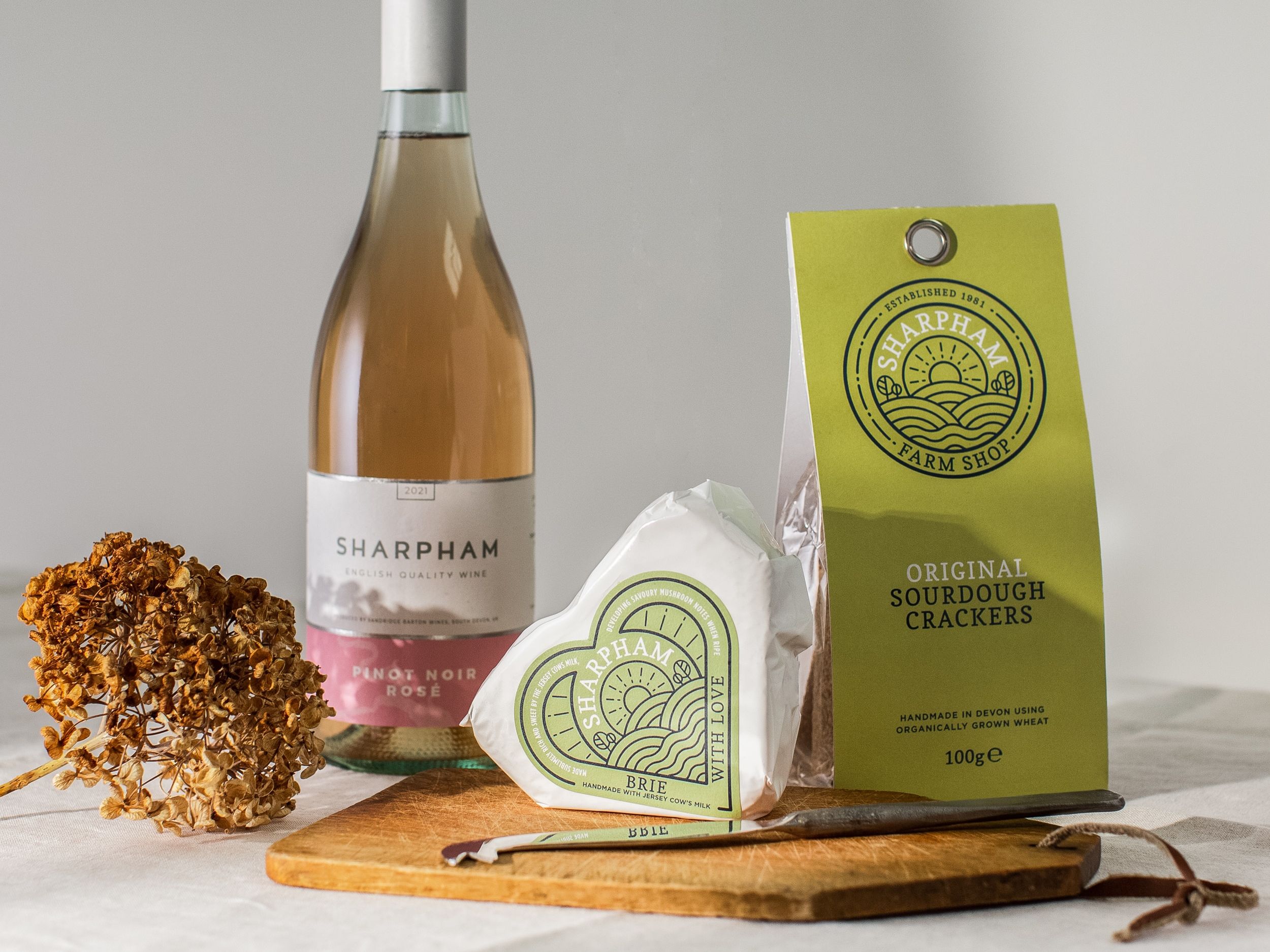 Sharpham Brie My Valentine