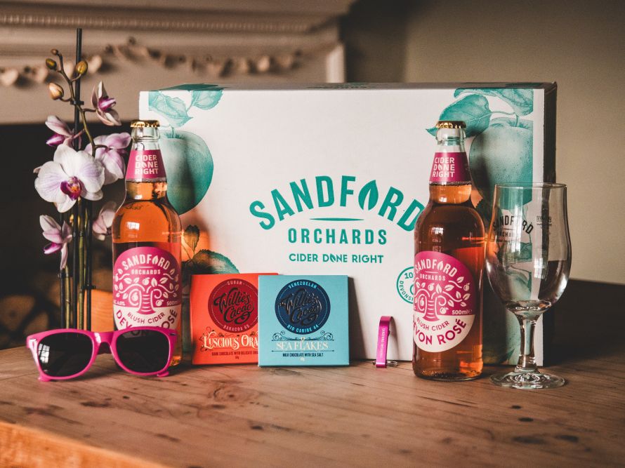 Sandford Orchards Valentines hamper