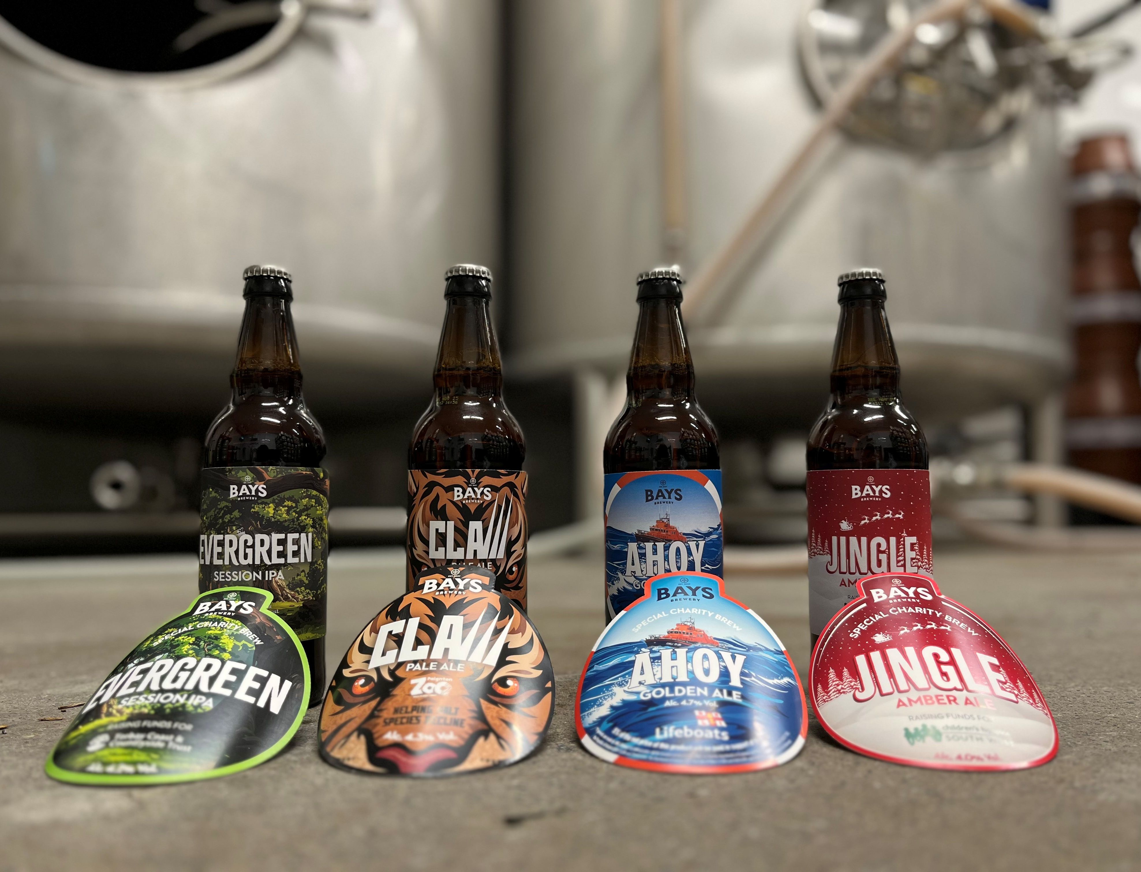 Bays Brewery 2025 Charity Brews