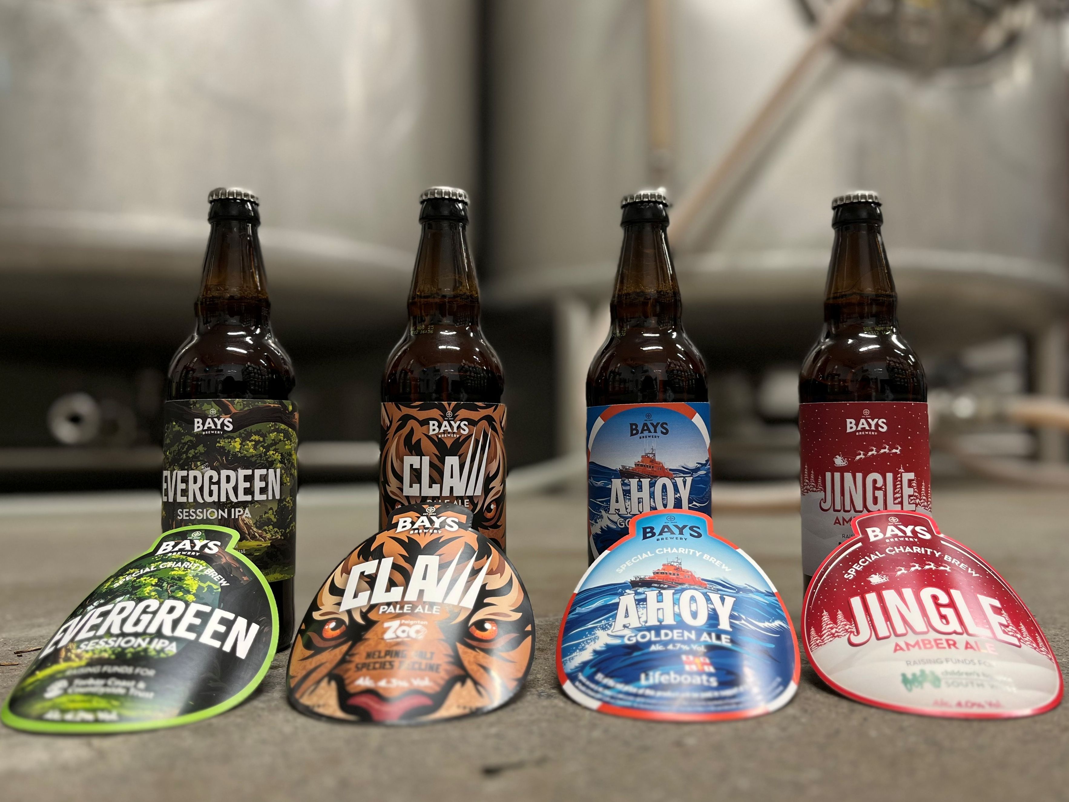 Bays Brewery 2025 Charity Brews