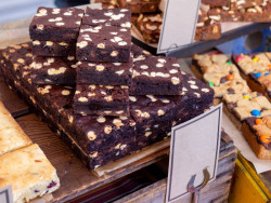 Cakes at farmers market