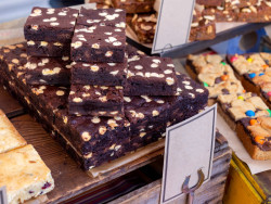 Cakes at farmers market