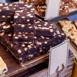 Cakes at farmers market