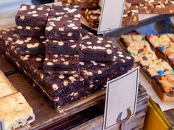 Cakes at farmers market