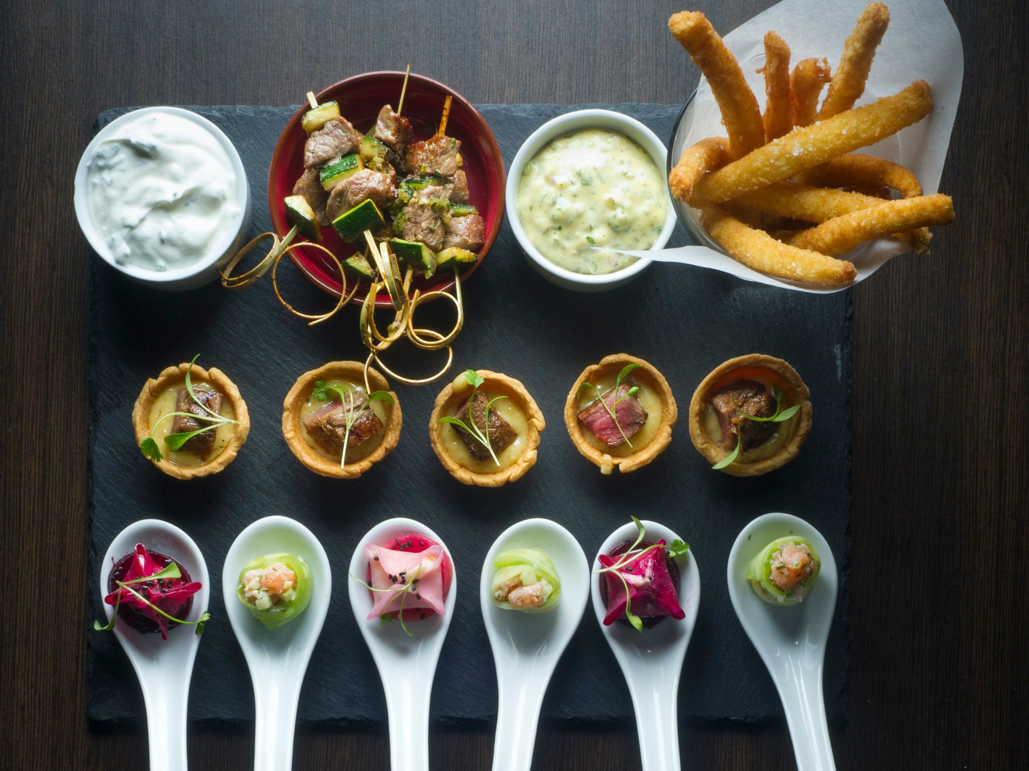 Ashburton Cookery School canapes