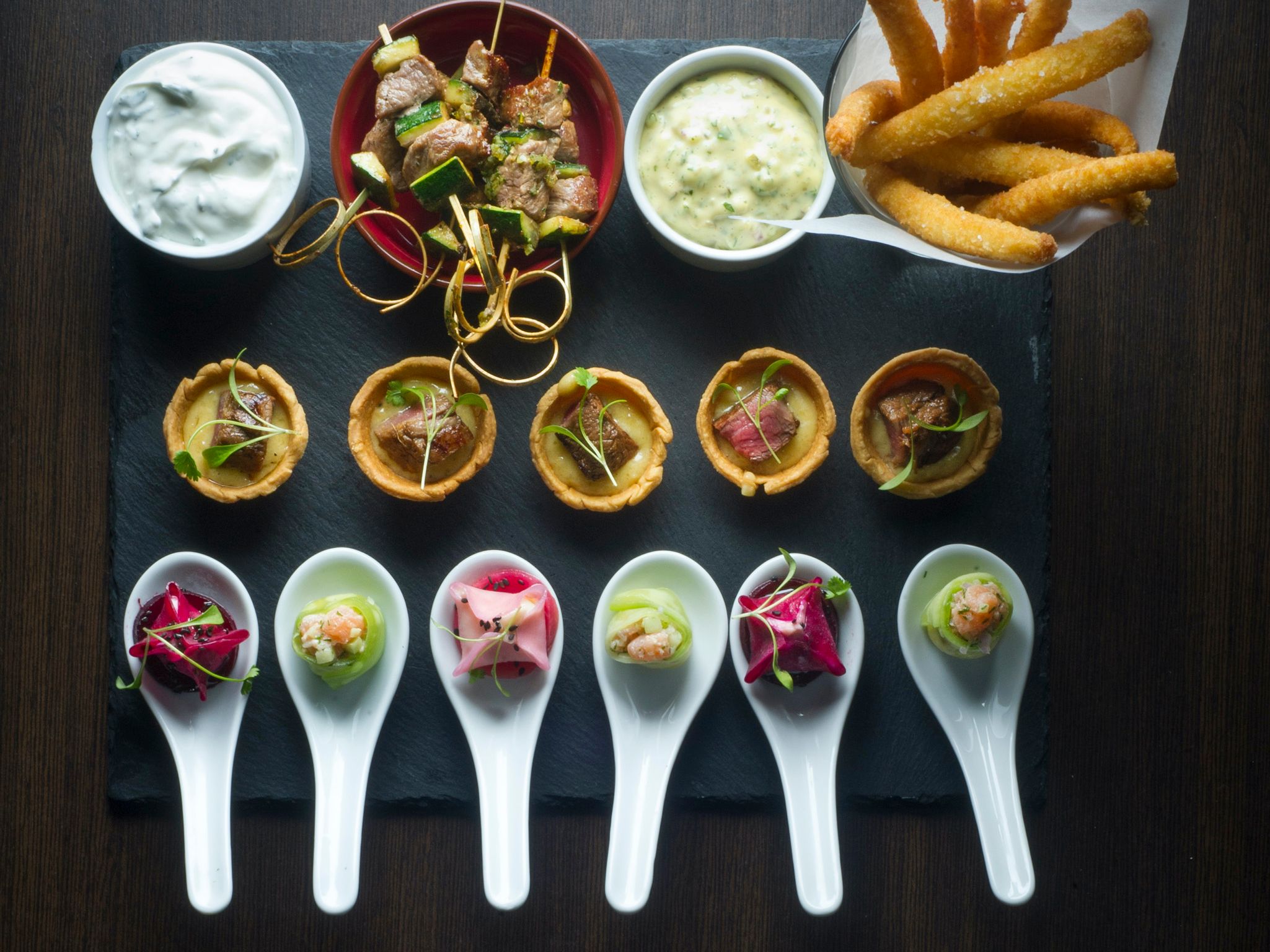 Ashburton Cookery School canapes
