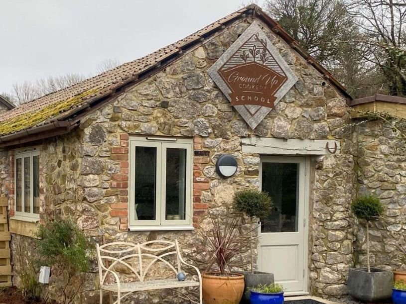 Ground Up Cookery School Front of building