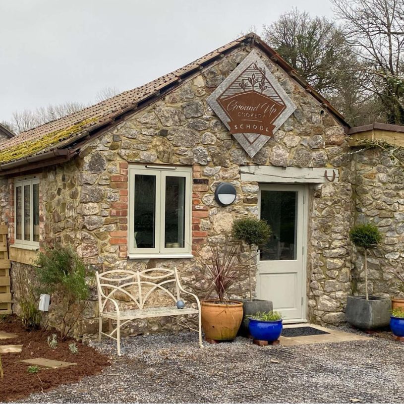 Ground Up Cookery School Front of building