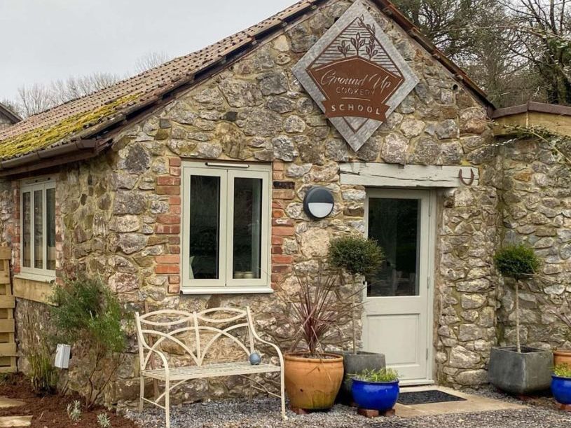 Ground Up Cookery School Front of building