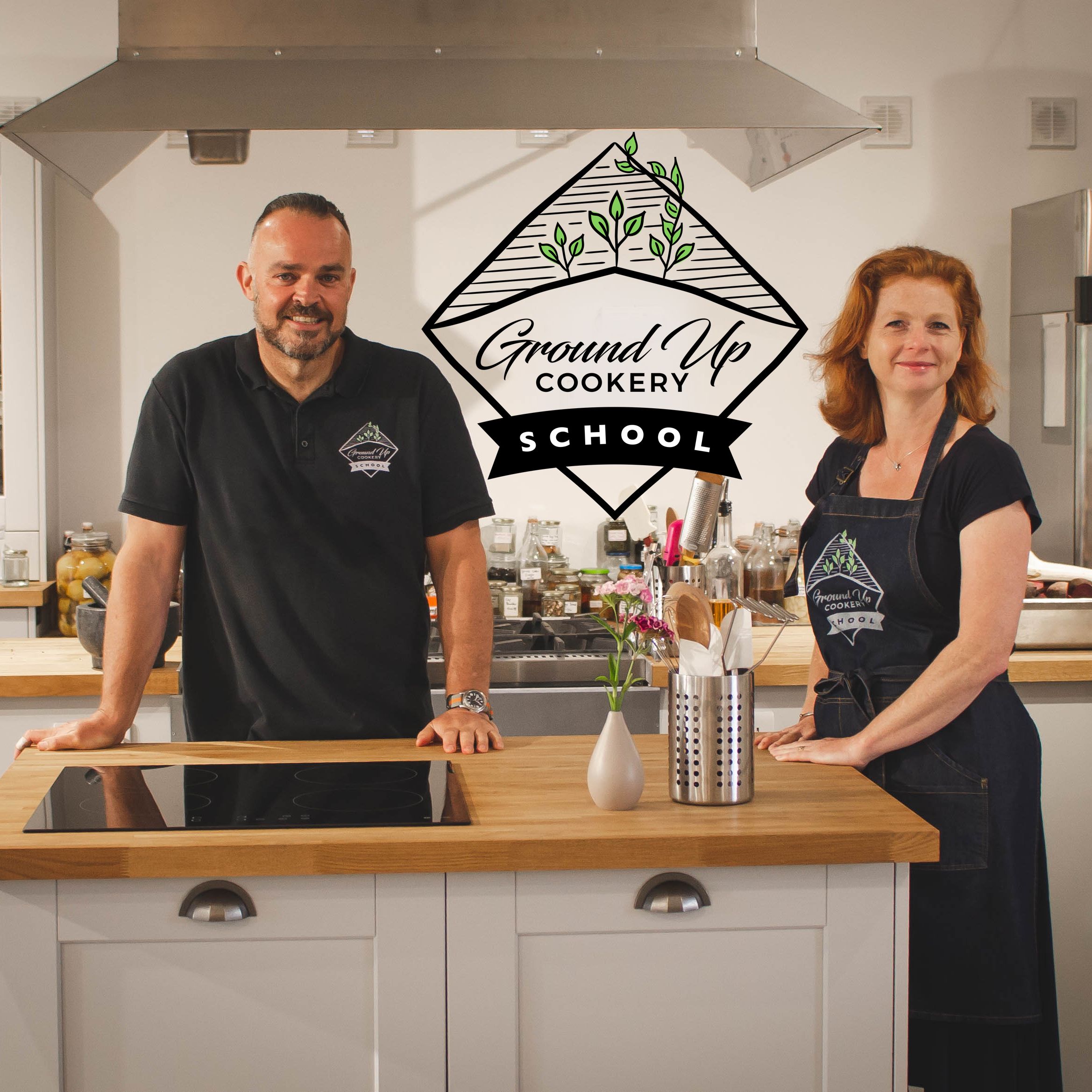 Ground Up Cookery School Tasha and Colin