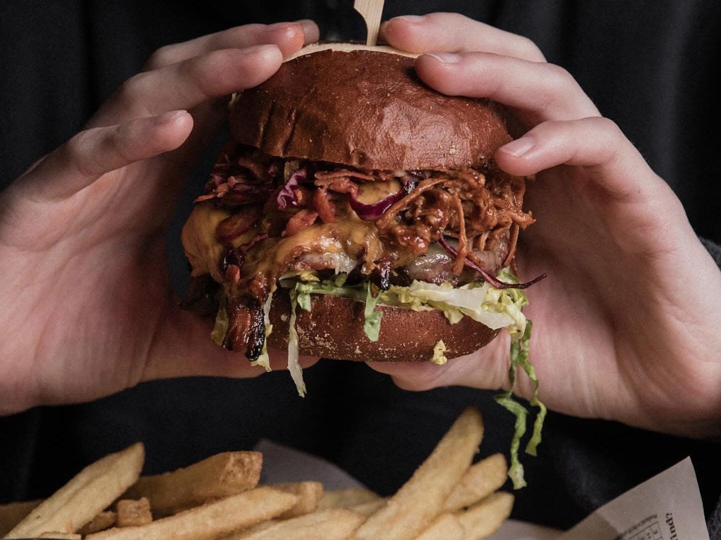 Burger at The Old Warehouse