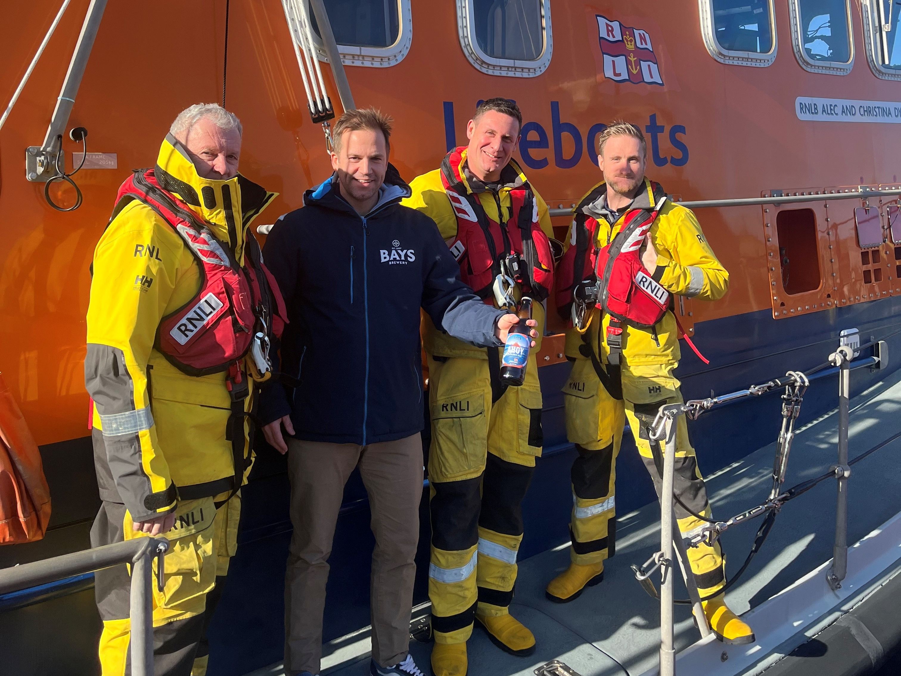 Bays Brewery Launches Charity Beer Ahoy With Torbay RNLI