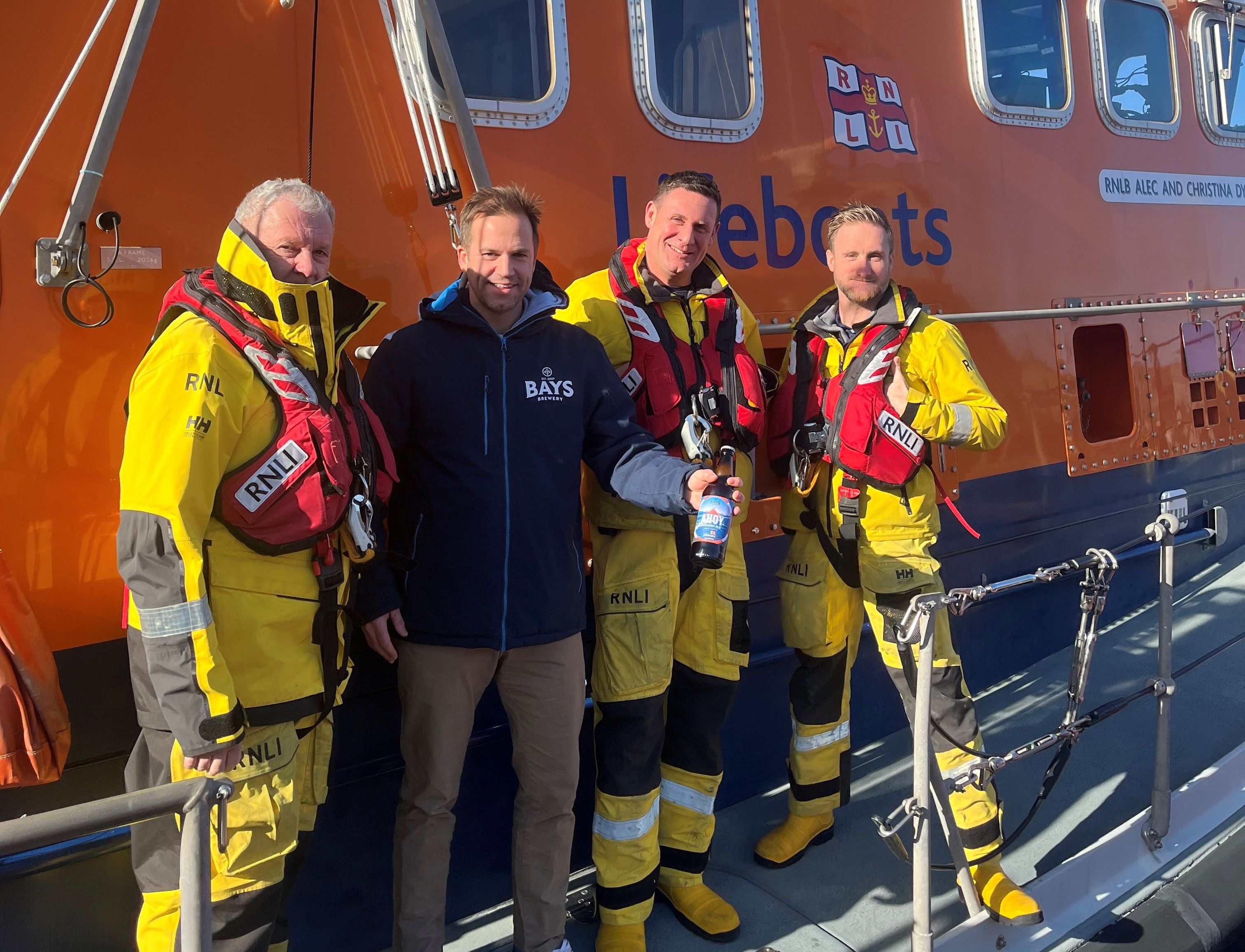 Bays Brewery Launches Charity Beer Ahoy With Torbay RNLI