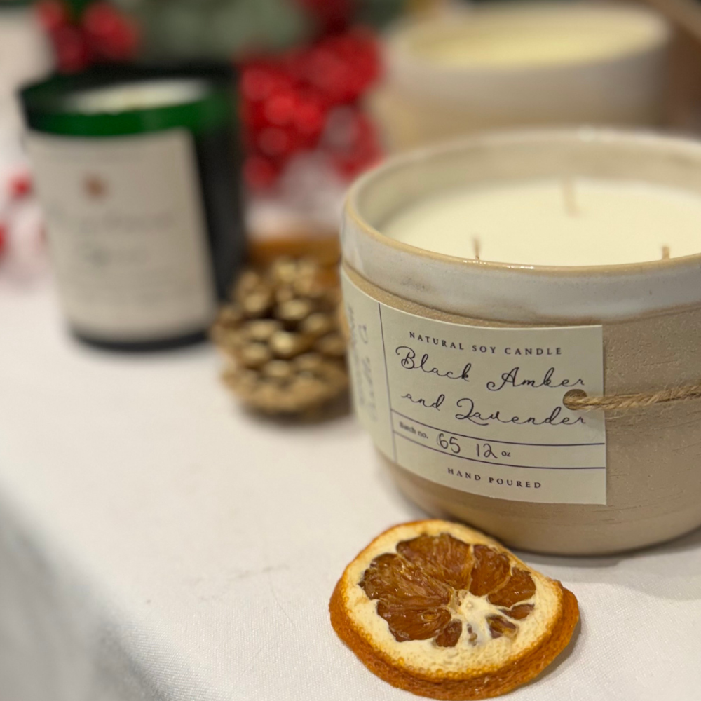 Homemade Candles at Kingennie Christmas Market