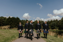 Groomsmen in kilts
