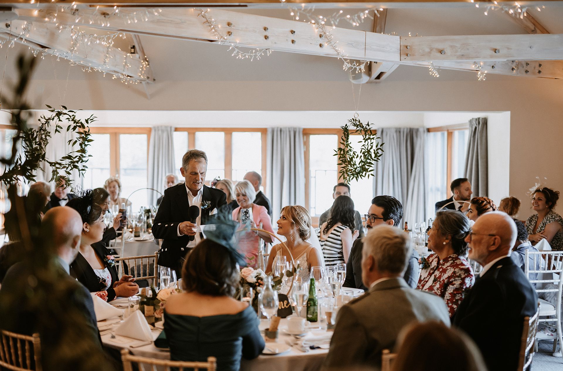 Wedding speeches in Inglesmaldie suite