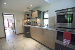 Kitchen in boathouse