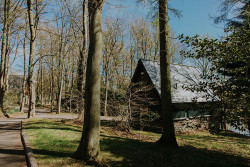 Glen Esk Lodge in trees