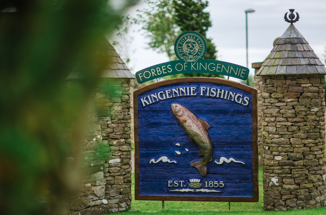 Forbes of Kingennie Fishing sign