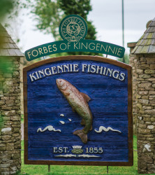Forbes of Kingennie Fishing sign