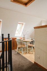 Table and chairs in living area