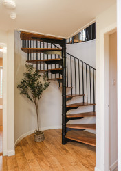 Spiral staircase in Lodge house
