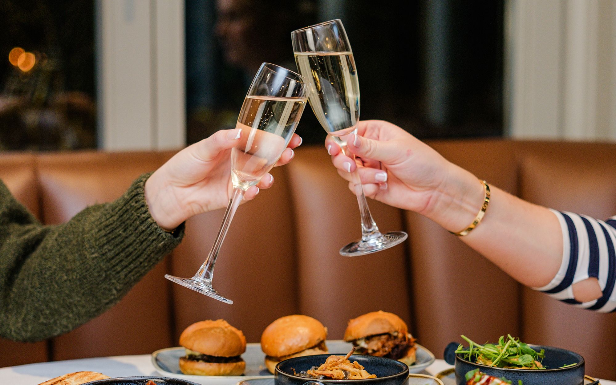 Dinner with Champagne