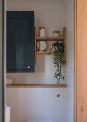 Bathroom in shepherds hut
