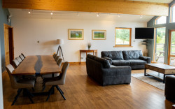Living area in Kingennie court lodge