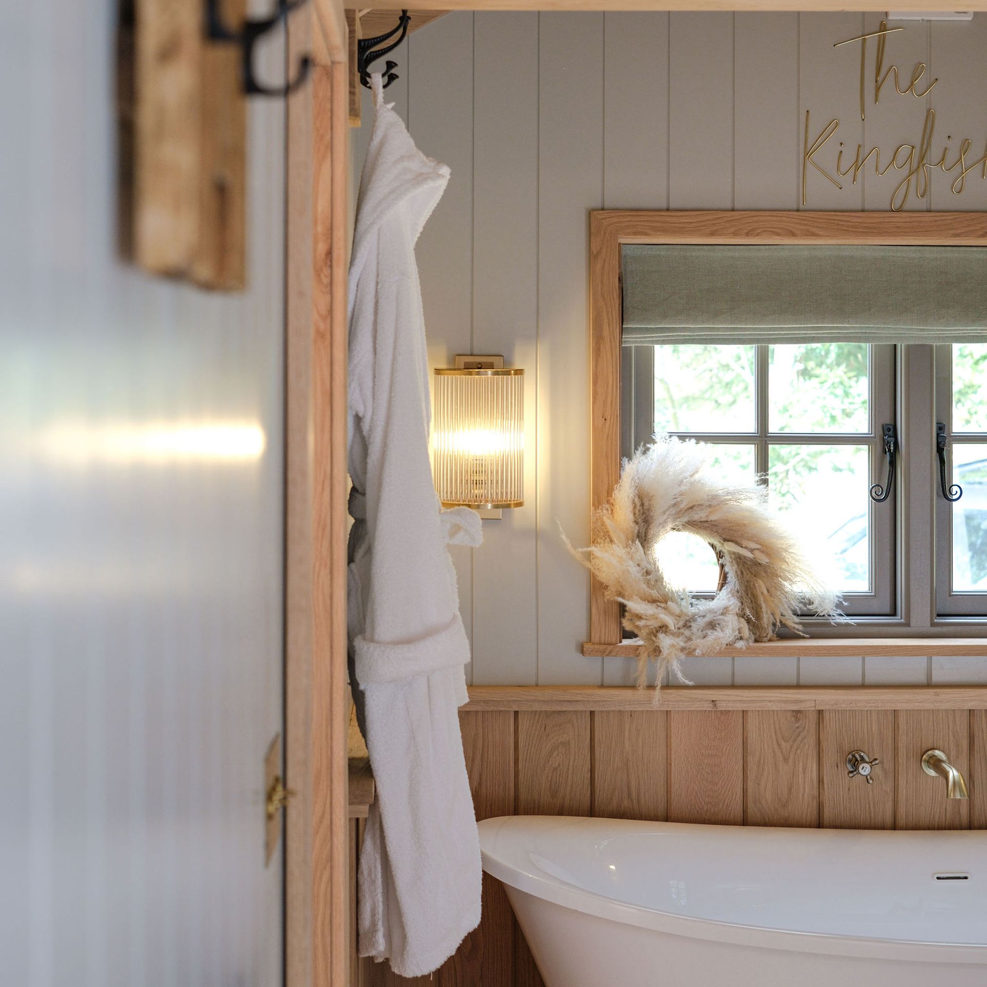 Bathroom in shepherds hut