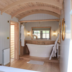 Bathroom in shepherds hut