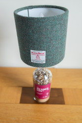Harris tweed lamp