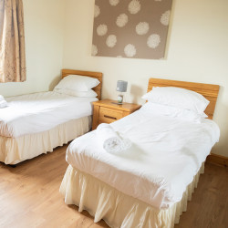 Twin bedroom in Kingennie Court South