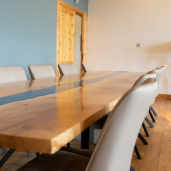 Dining table in Kingennie Court South