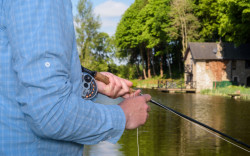 Person fishing
