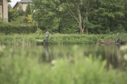 Person fishing