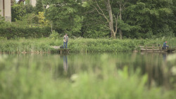 Person fishing