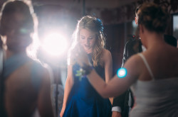 People dancing at event