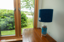 Harris tweed lamp