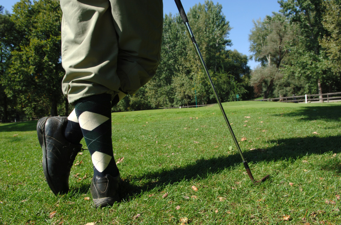 Practice your swing - Forbes of Kingennie