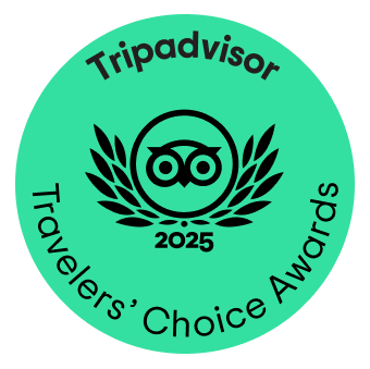 Tripadvisor 2025 Travelers' Choice Awards badge